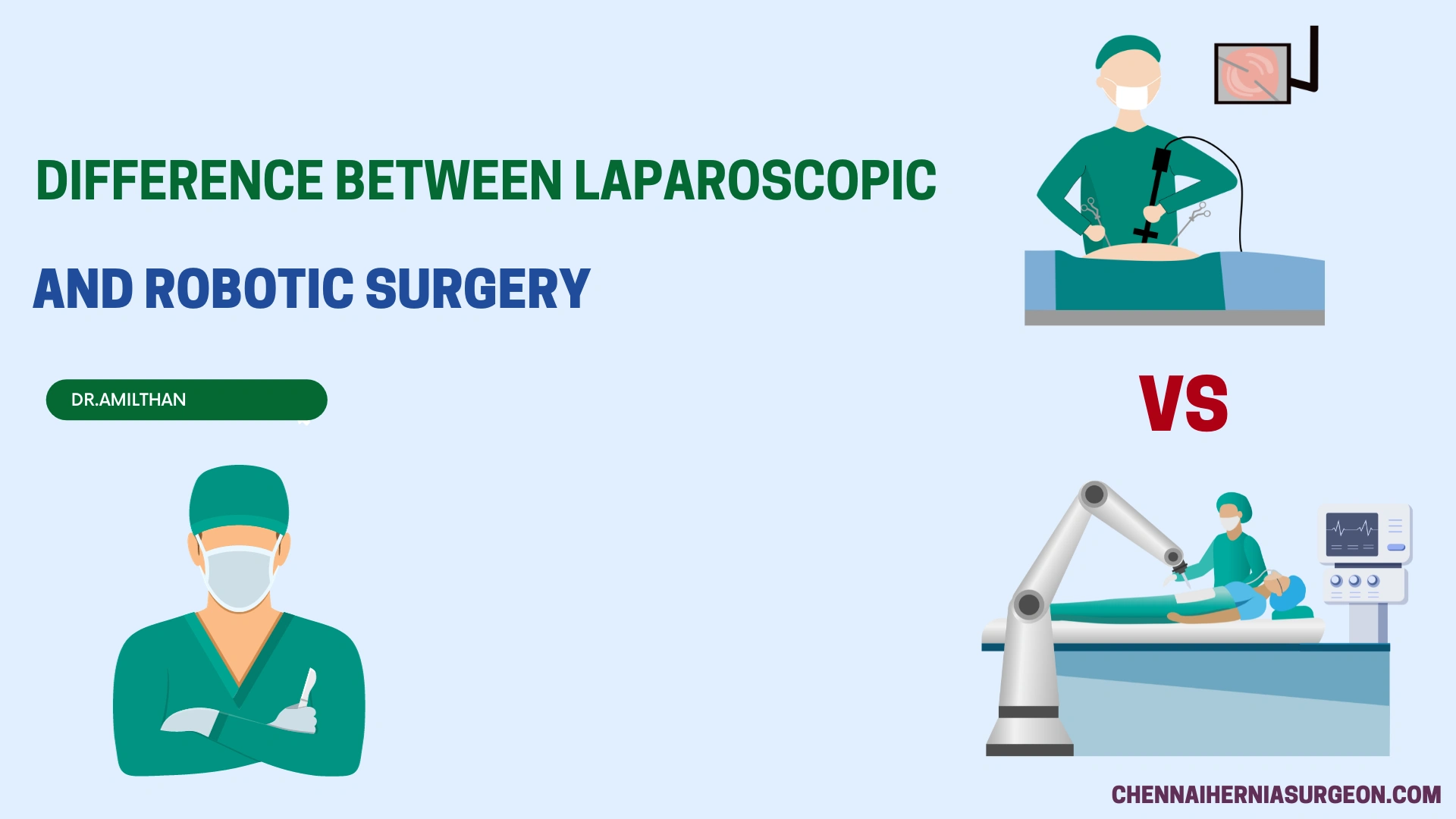 Difference between Laparoscopic and Robotic surgery